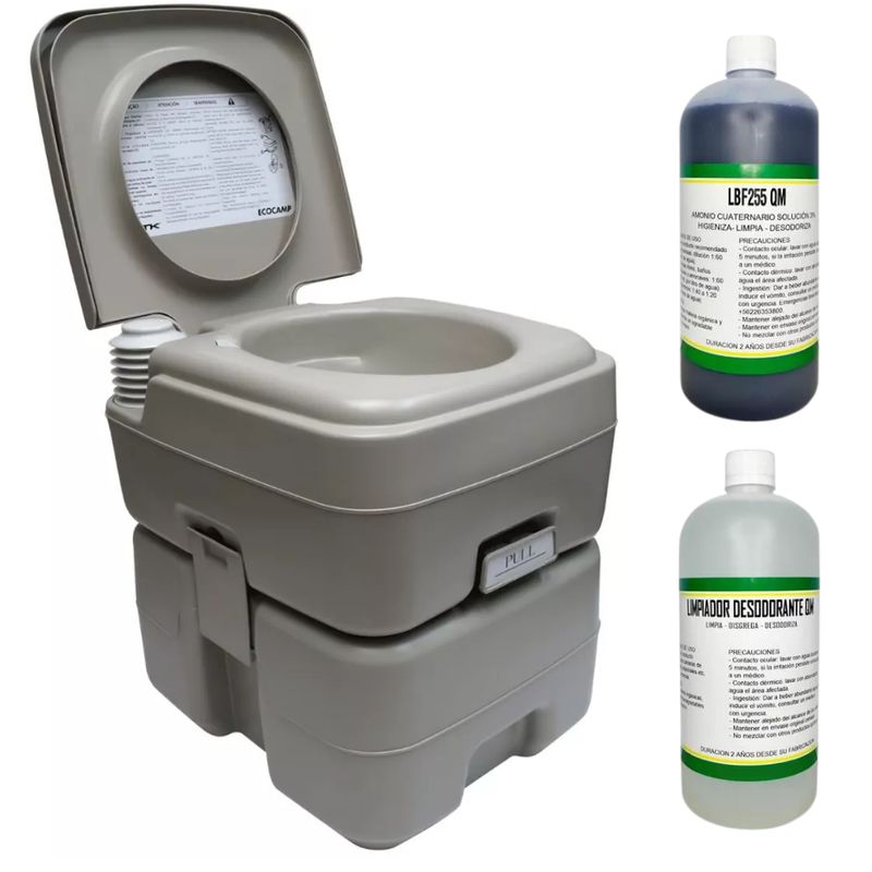 GENERICO - Inodoro Quimico Portatil Para Camping Baño Quimico 20 Litros