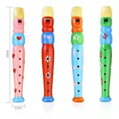 GENERICO - Flauta Chica Juguete Madera