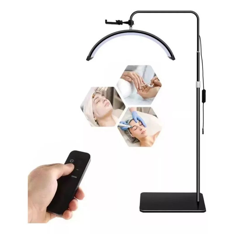 MUNDO MAGIA - Lampara Led Media Luna Pestañas Cejas Estetica