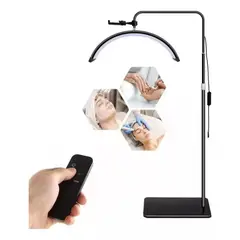 MUNDO MAGIA - Lampara Led Media Luna Pestañas Cejas Estetica