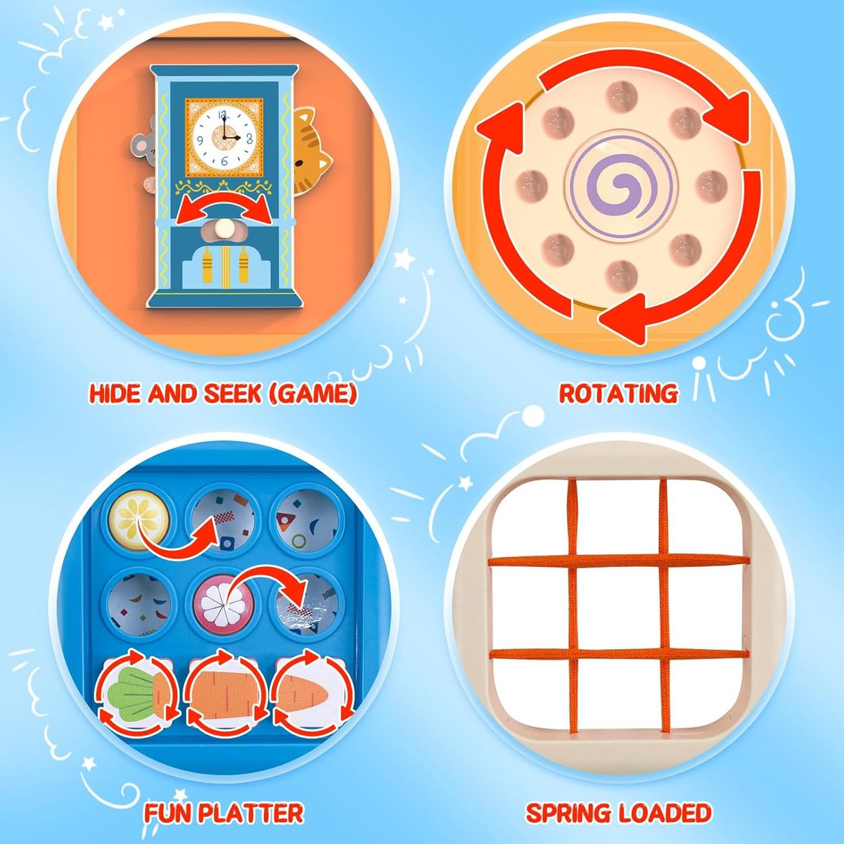 OEM - TABLERO PLEGABLE SENSORIAL COGNITIVO PARA BEBE