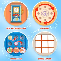 OEM - TABLERO PLEGABLE SENSORIAL COGNITIVO PARA BEBE