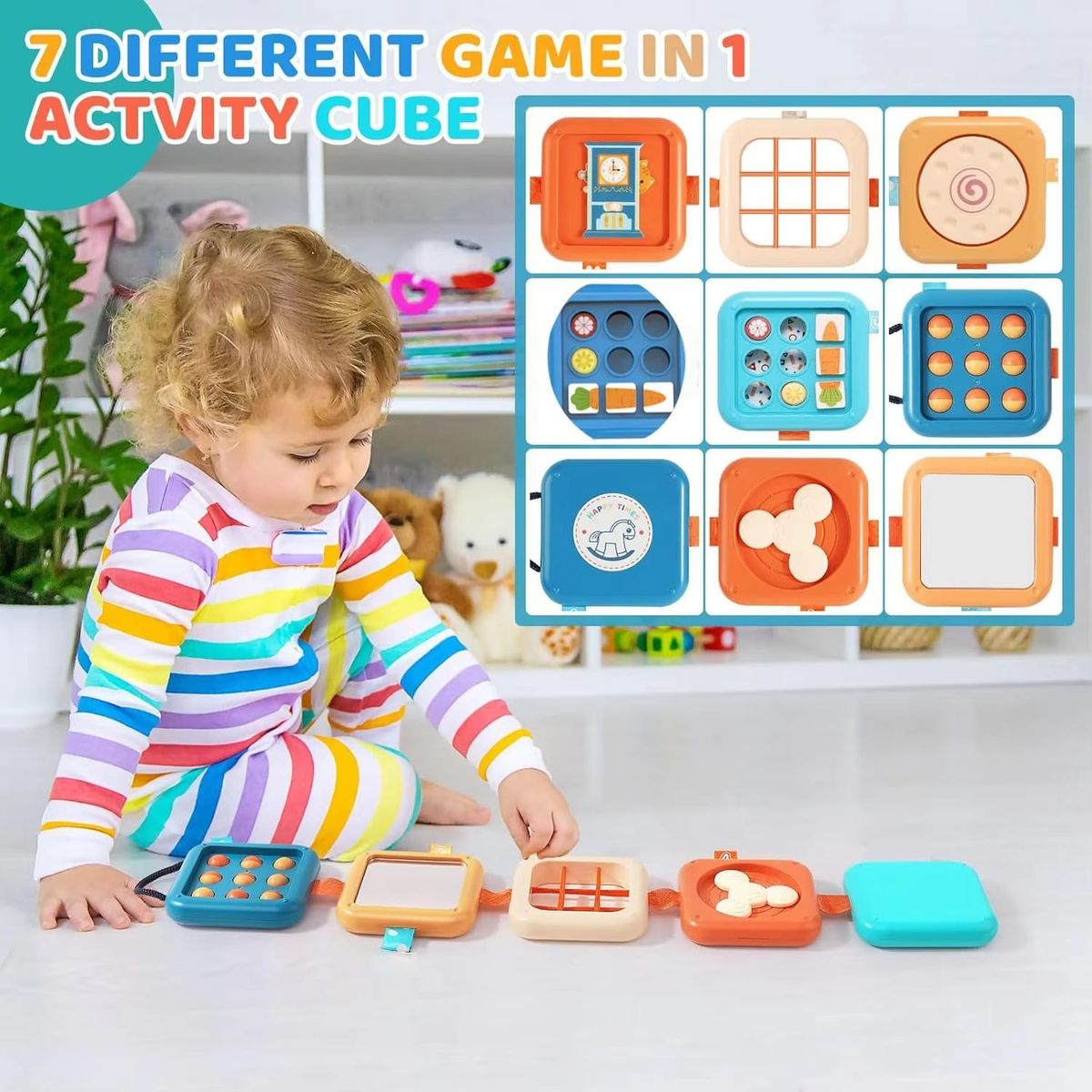 OEM - TABLERO PLEGABLE SENSORIAL COGNITIVO PARA BEBE