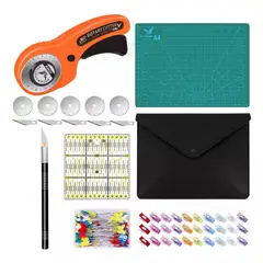 OFERTABKN - Kit Cortador De Tela Circular Para Ropa Herramienta Costura