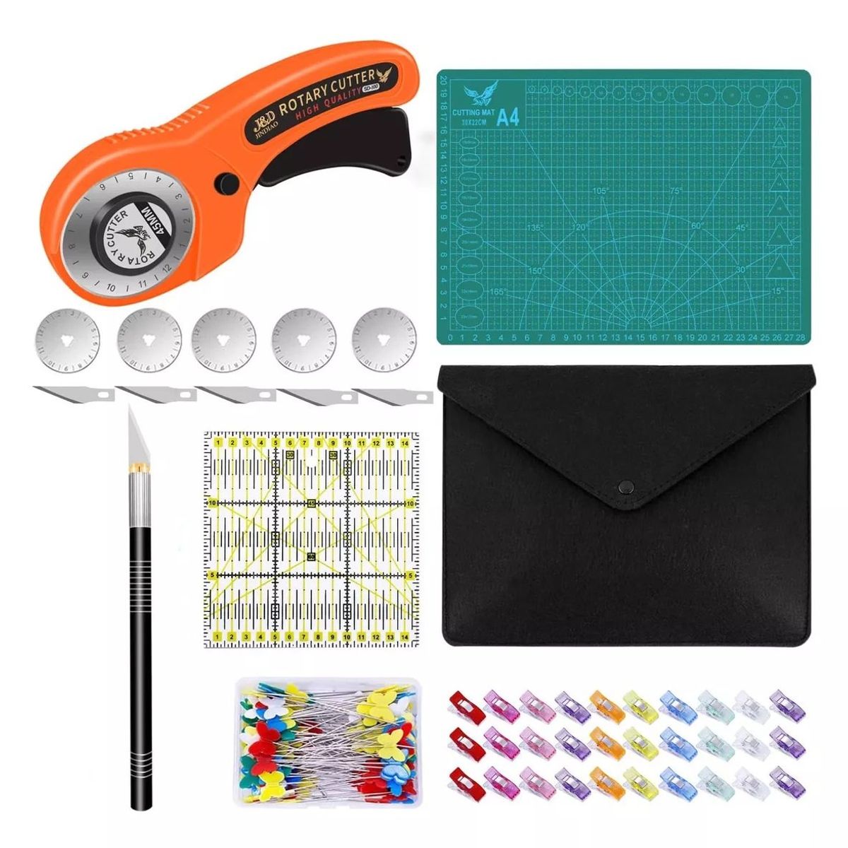 Kit Cortador De Tela Circular Para Ropa Herramienta Costura, marca ESHOPANGIE - Foto Principal
