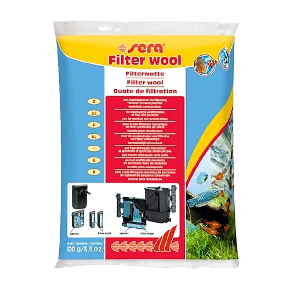 GENERICO - Sera Perlón Material Filtrante 100 g Para Acuarios