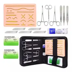 MUNDO MAGIA - Kit De Practica De Sutura 3 Capas 17 Cortes Todo Incluido