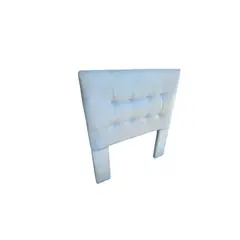 GENERICO - Respaldo Cama 1 Plaza Lino Gris