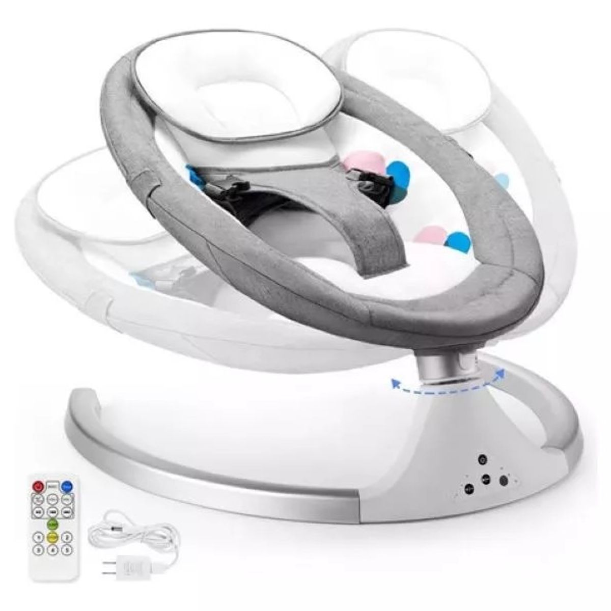 MUNDO MAGIA - Mecedor Eléctrico Cuna Cama Bebe Con Música