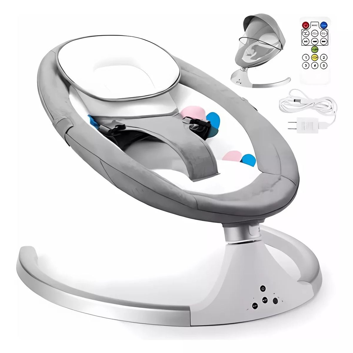 MUNDO MAGIA - Mecedor Eléctrico Cuna Cama Bebe Con Música