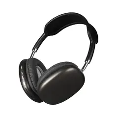 GENERICO - AUDIFONO P9 BLUETHOOH RECARGABLE NEGRO