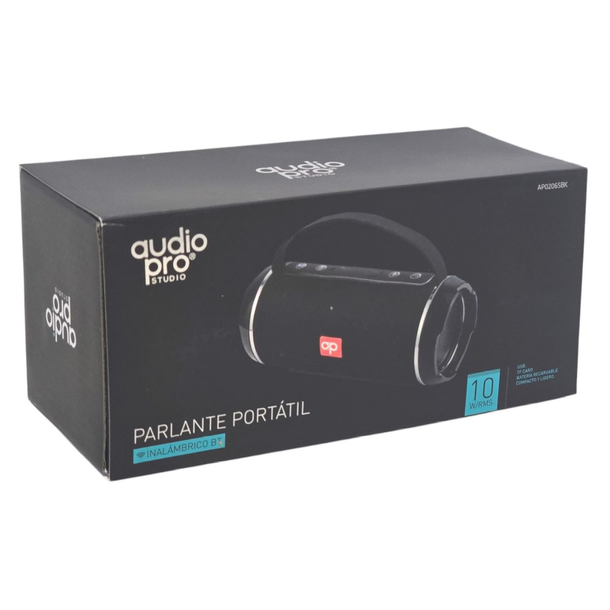 AUDIOPRO - Parlante Inalámbrico BT Audiopro UsbSd AP02065BK Negro