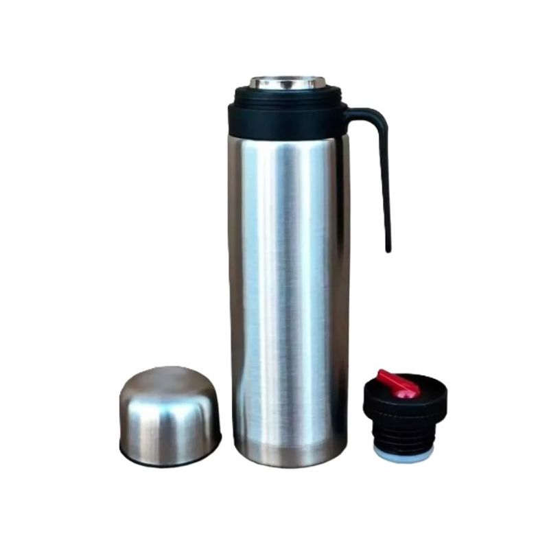 GENERICO - Termo Mate Con Pico Vertedor Y Manija De Acero Inoxidable