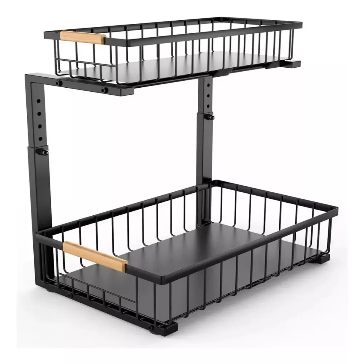 MUNDO MAGIA - Organizador Estante Multiuso Bajo Lavaplatos Cocina Baño