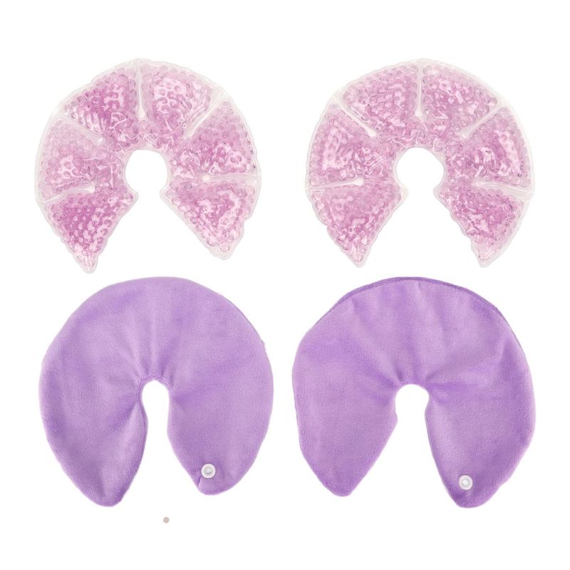 GENERICO - Almohadillas descongestivas Maternal Frío o Calor Morado