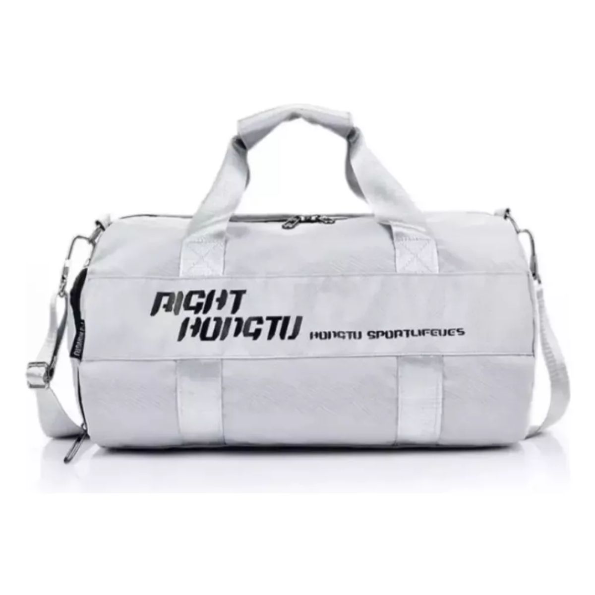 PREMIUM - Bolso Deportivo Para Viaje Tela Impermeable Gym 48x27cm Gris