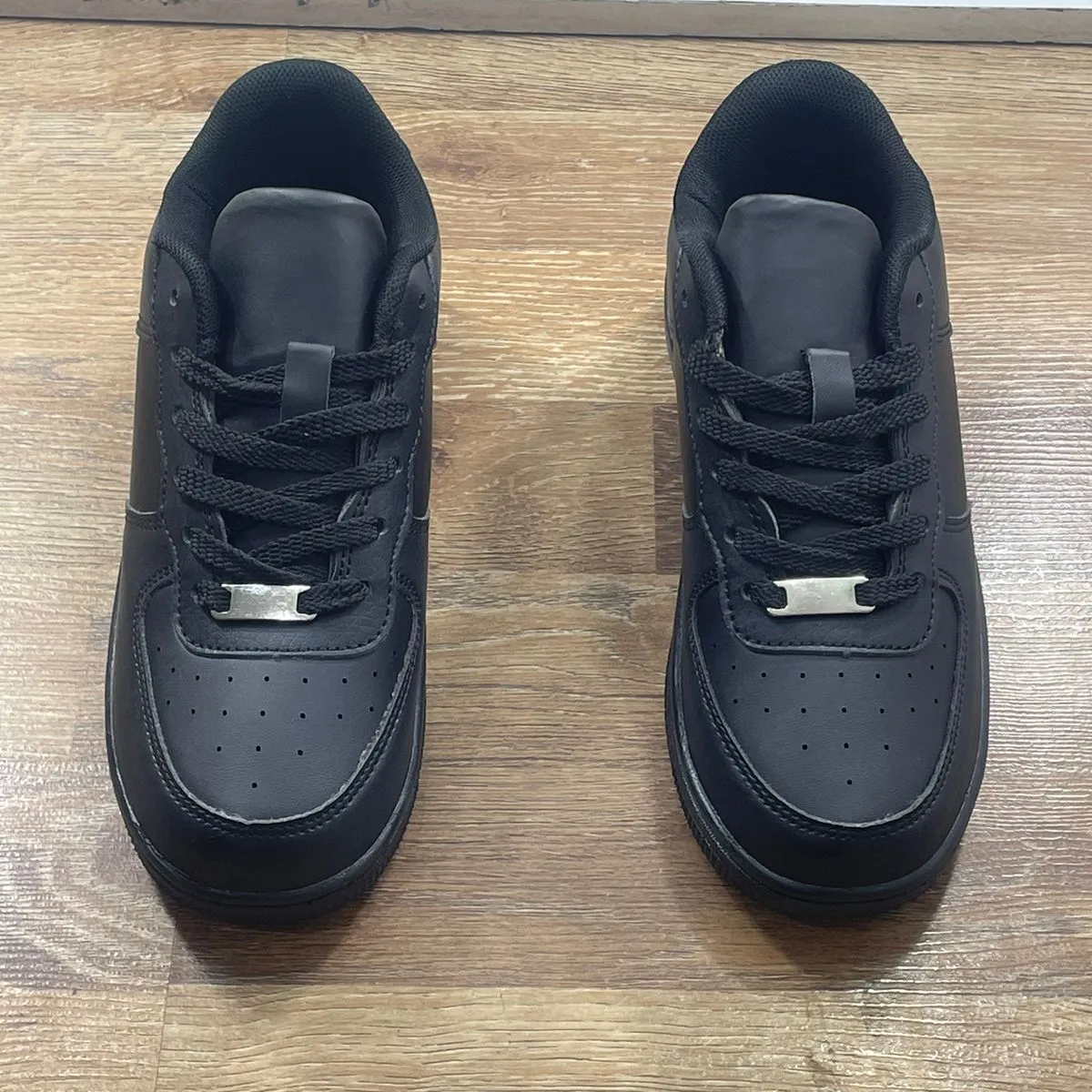 CARBIN - Zapatillas Negras Escolares para hombre y mujer