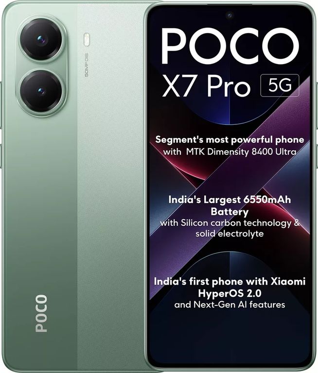 Poco X7 Pro 5g Ram 12gb+ 512gb Ip69 Resistente Agua NFC -Green
