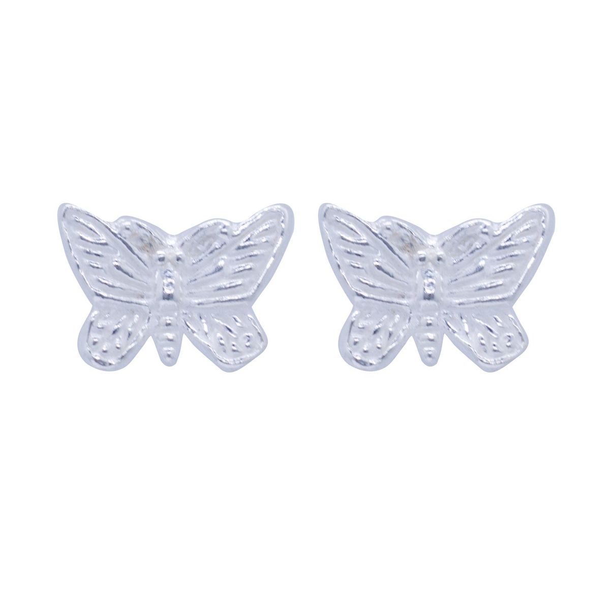 ALUNA JOYAS - Aros Plata mariposas Lia