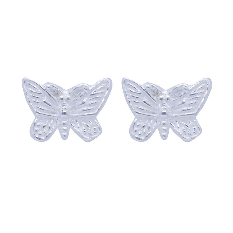 ALUNA JOYAS - Aros Plata mariposas Lia