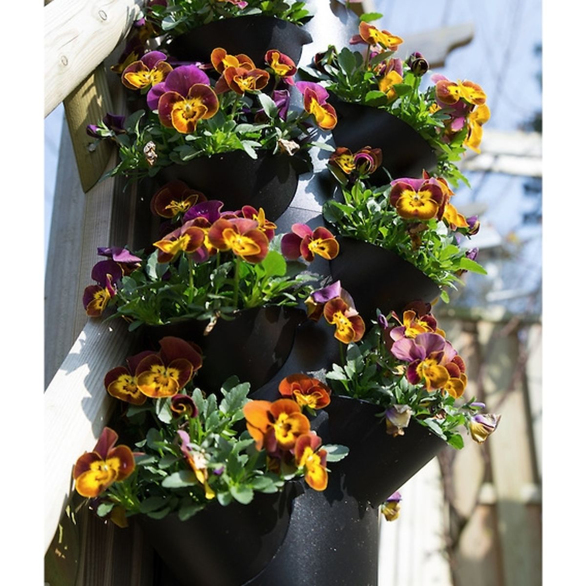 GENERICO - Jardín vertical con bolsillos armable 2 unidades