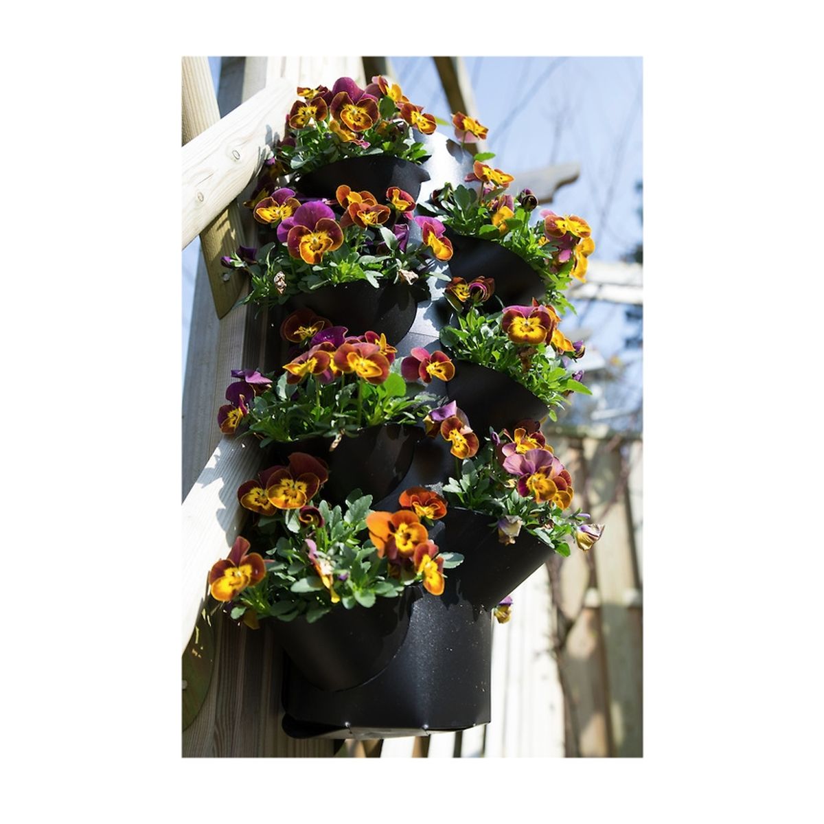 GENERICO - Jardín vertical con bolsillos armable 2 unidades