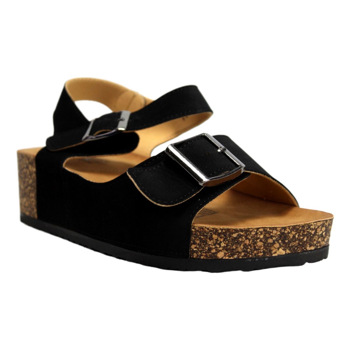 THUNDER BLUE - Sandalia Comfort Negra 16 Yassne