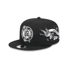 NEW ERA - Gorra 9Fifty Boston Celtics NBA City Art Black