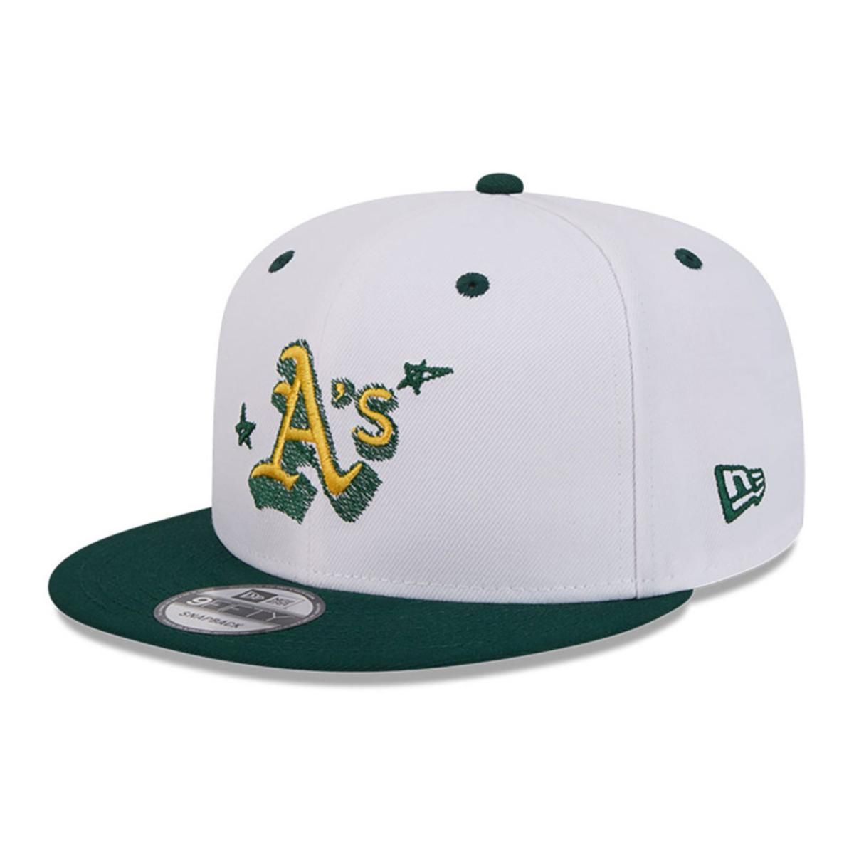 NEW ERA - Gorra 9Fifty Oakland Athletics MLB Official Doodles White