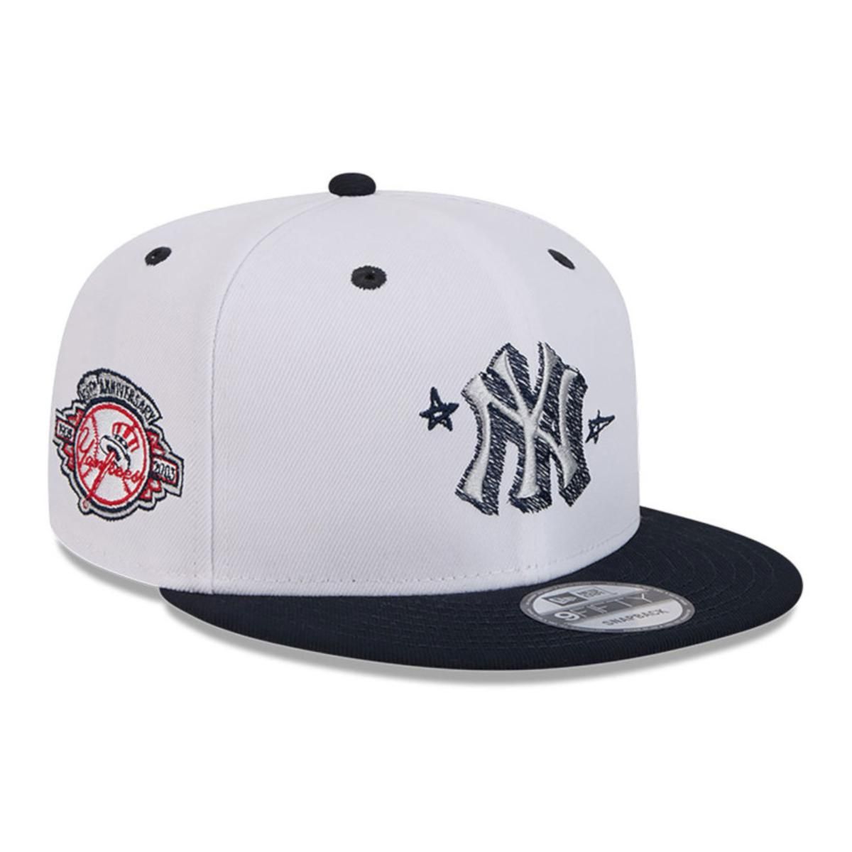 NEW ERA - Gorra 9Fifty New York Yankees MLB Official Doodles White