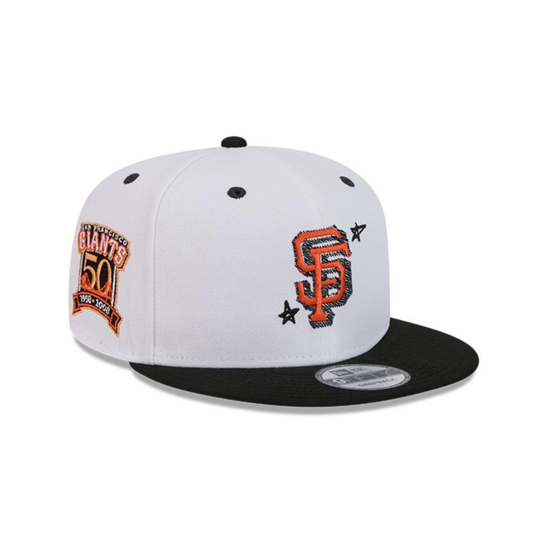 NEW ERA - Gorra 9Fifty San Francisco Giants MLB Official Doodles White