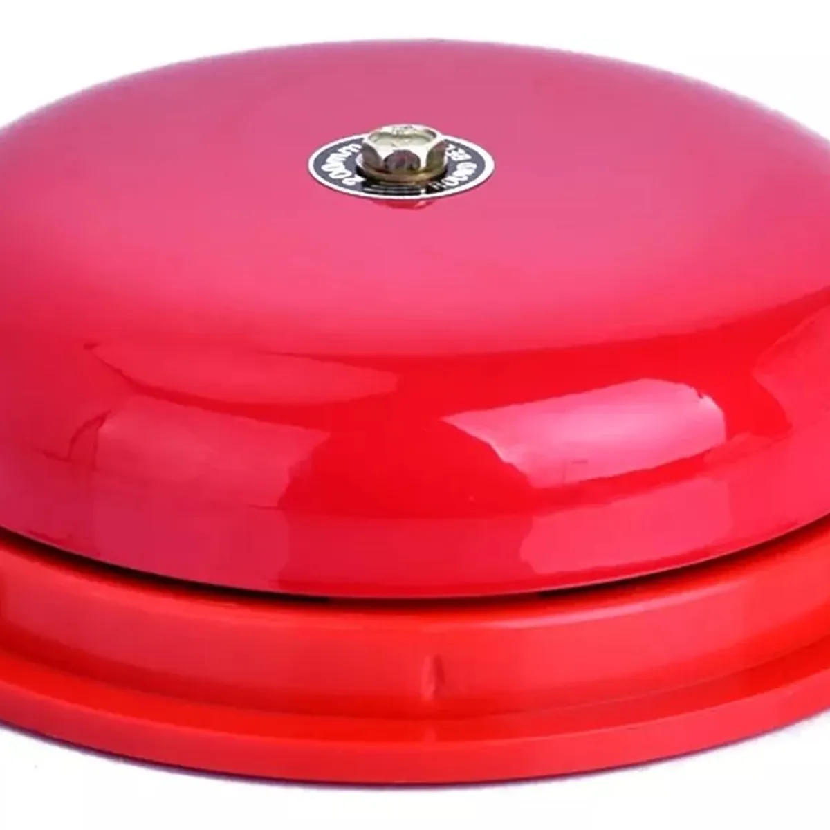 KUANGYE - Timbre Campana Alarma 8 220 Vac Metal Rojo Escuela Incendio