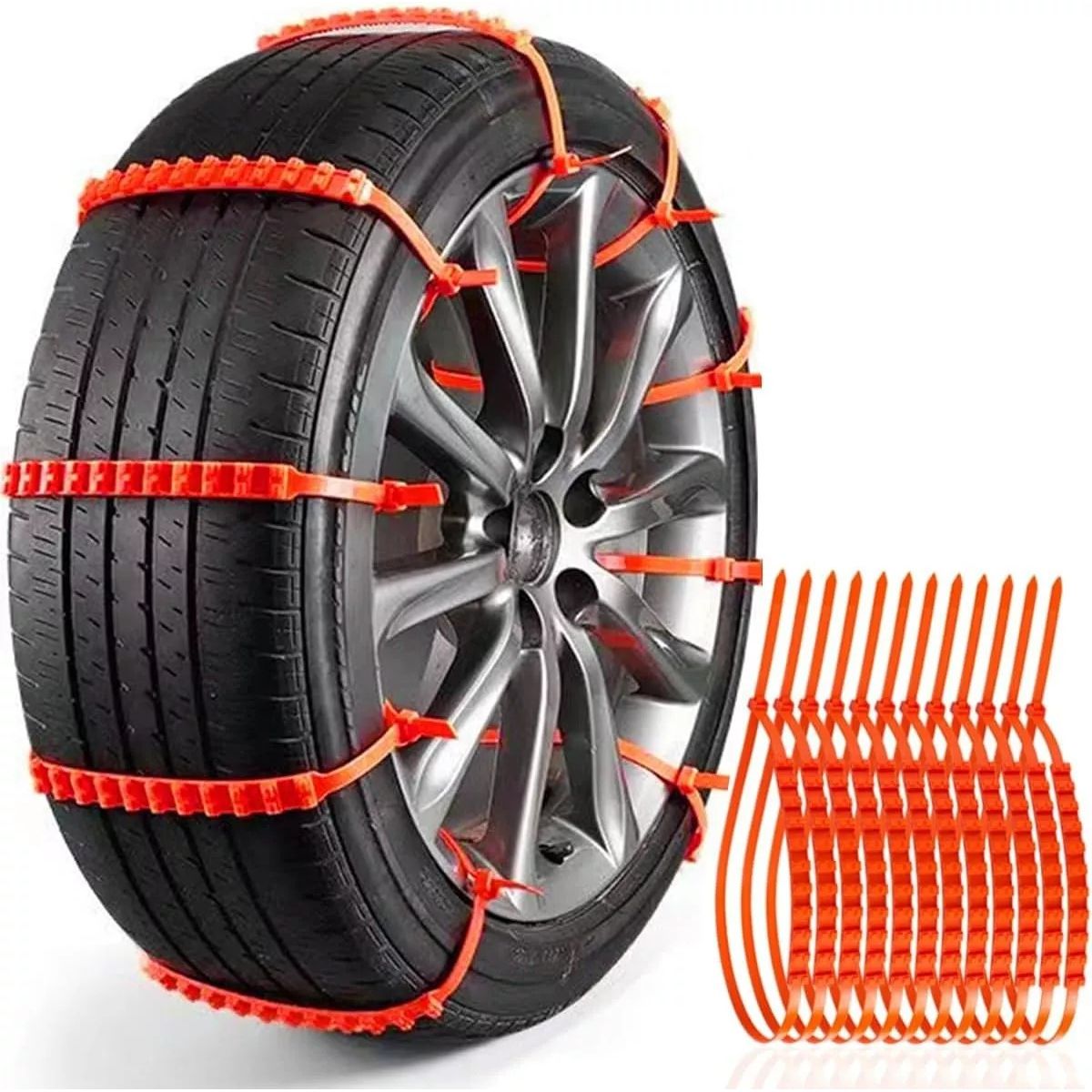 KUANGYE - Cadena Neumático Para La Nieve Antideslizante Auto Universal