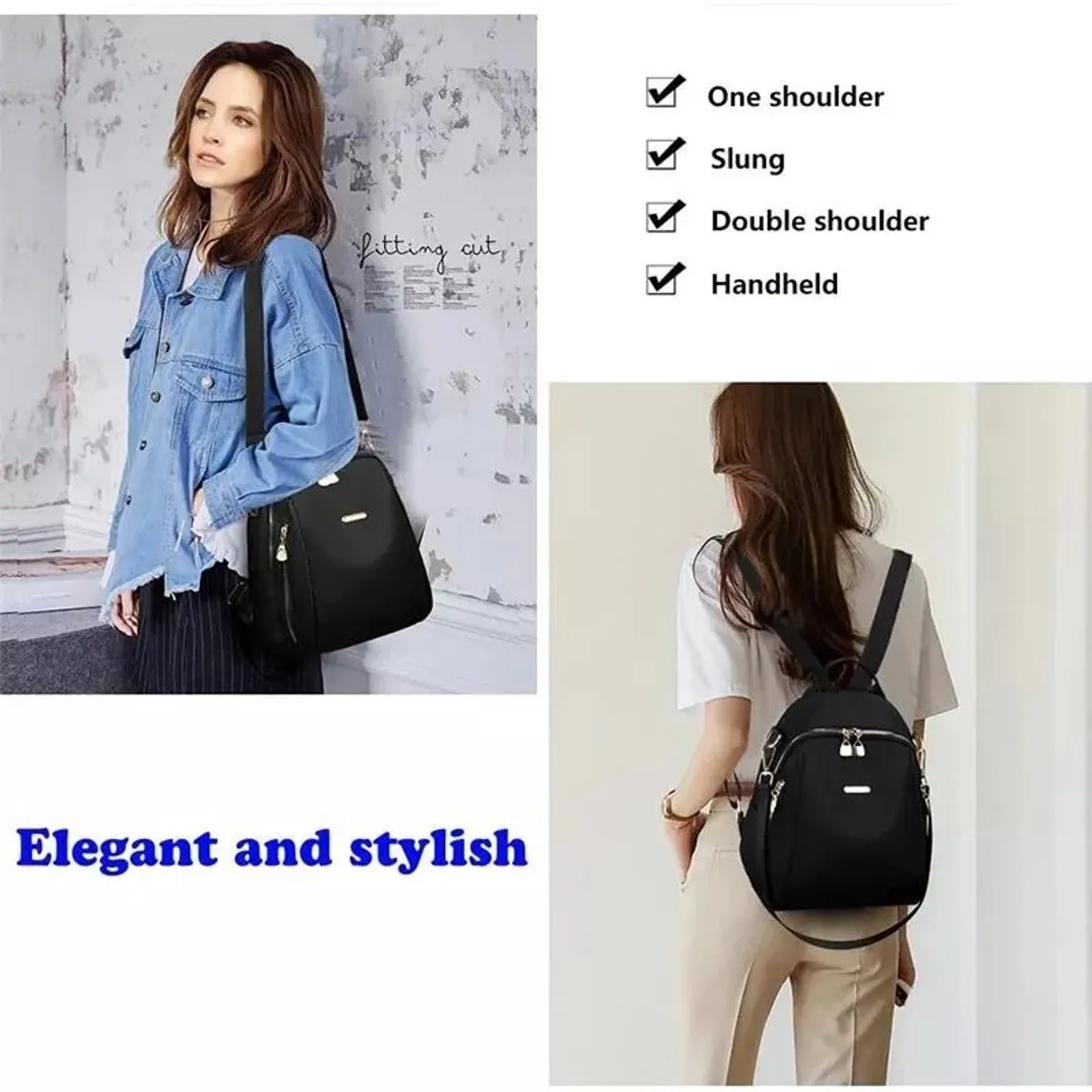 KUANGYE - Mochila Antirrobo Impermeable Para Mujer De Gran Capacidad