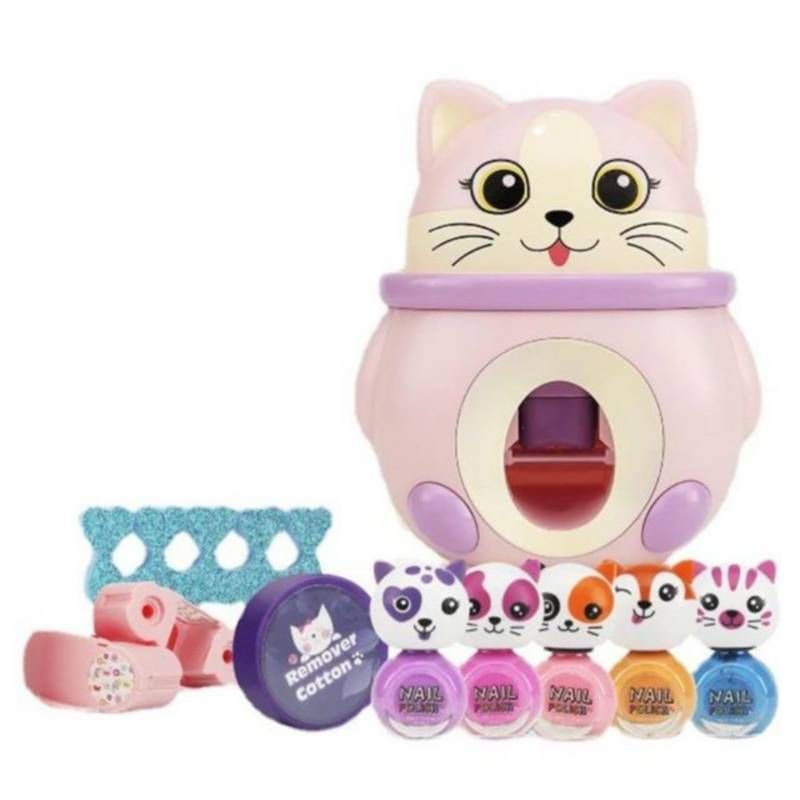 INVENCIBLE - SET ESTAMPADO UÑAS INFANTIL ACCESORIOS NIÑAS ESMALTES AR90