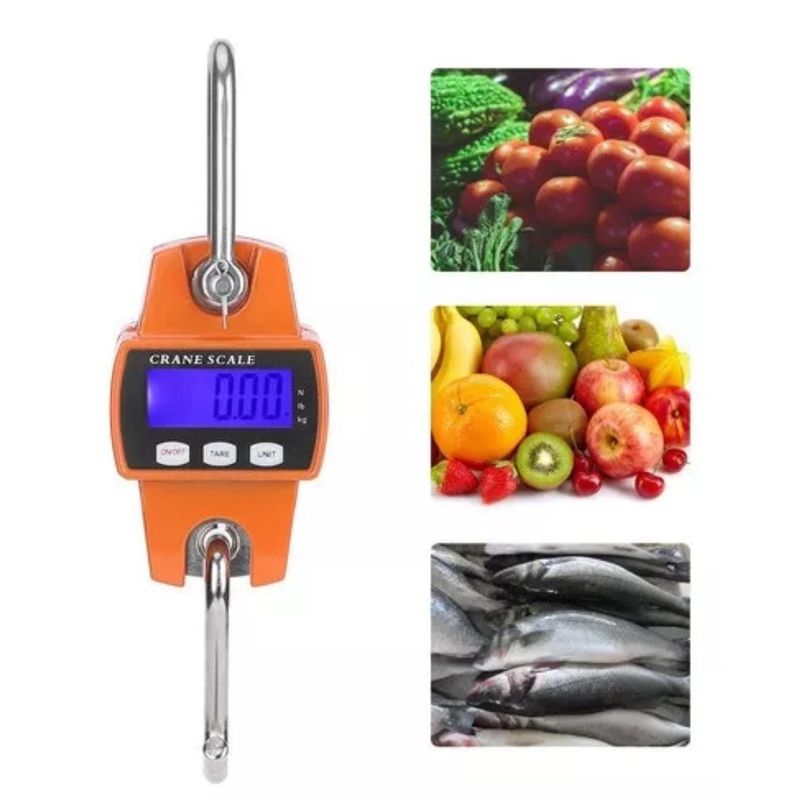 GENERICO - Pesa Balanza Colgante 300 Kg Pesa Digital  Premium