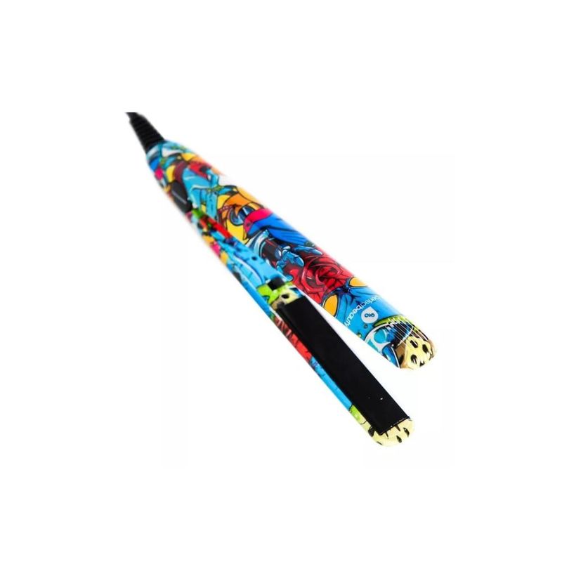 GENERICO - Plancha Alisadora De Viaje TeknikPro Mini Tatoo 17 Cm +Bolso