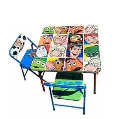 GENERICO - Mesa con Dos Sillas Plegables Diseño toy story