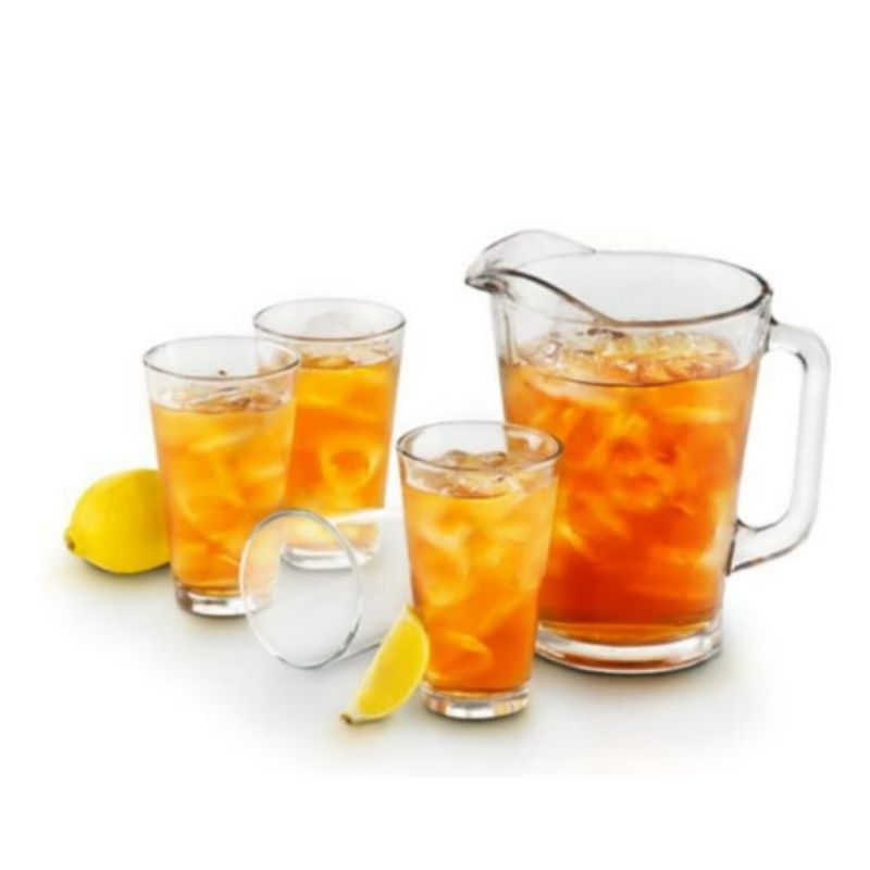 LIBBEY - JUEGO DE AGUA MEXICO Y CAVANA 7 PIEZAS