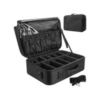Maleta De Maquillaje De Mano Portátil Cosmetología NEGRO