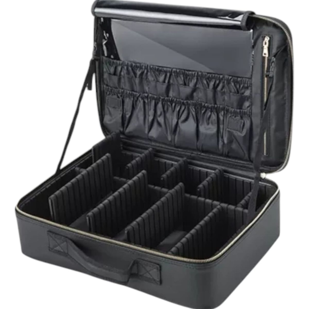 GENERICO - Maleta De Maquillaje De Mano Portátil Cosmetología NEGRO