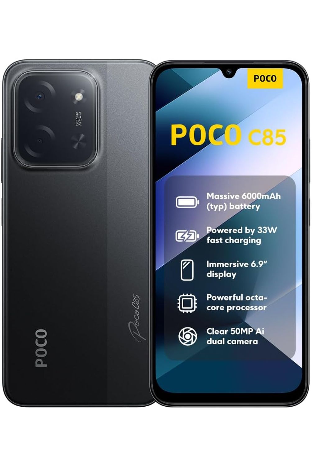 POCO C85 128GB ブラック ① XIAOMI Xiaomi Poco C85 Negro 256 GB ROM 8 GB RAM | Falabella Chile