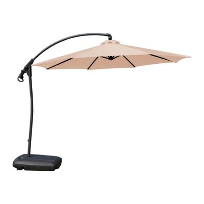 Imagen 2 del producto Quitasol Lateral beige con Tela UV contra sol y base forzada