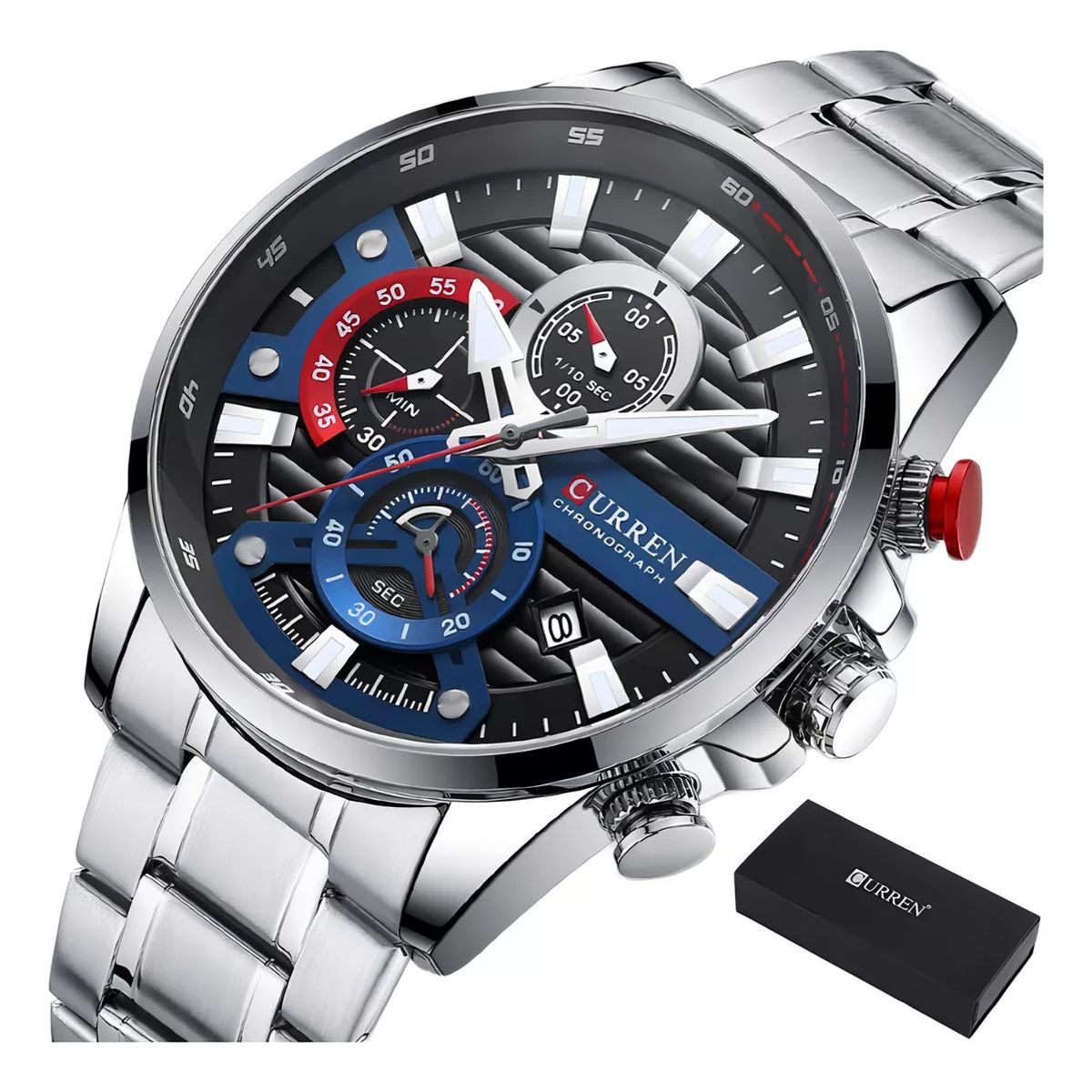 CURREN - Reloj Curren Hombre Elegante caballero