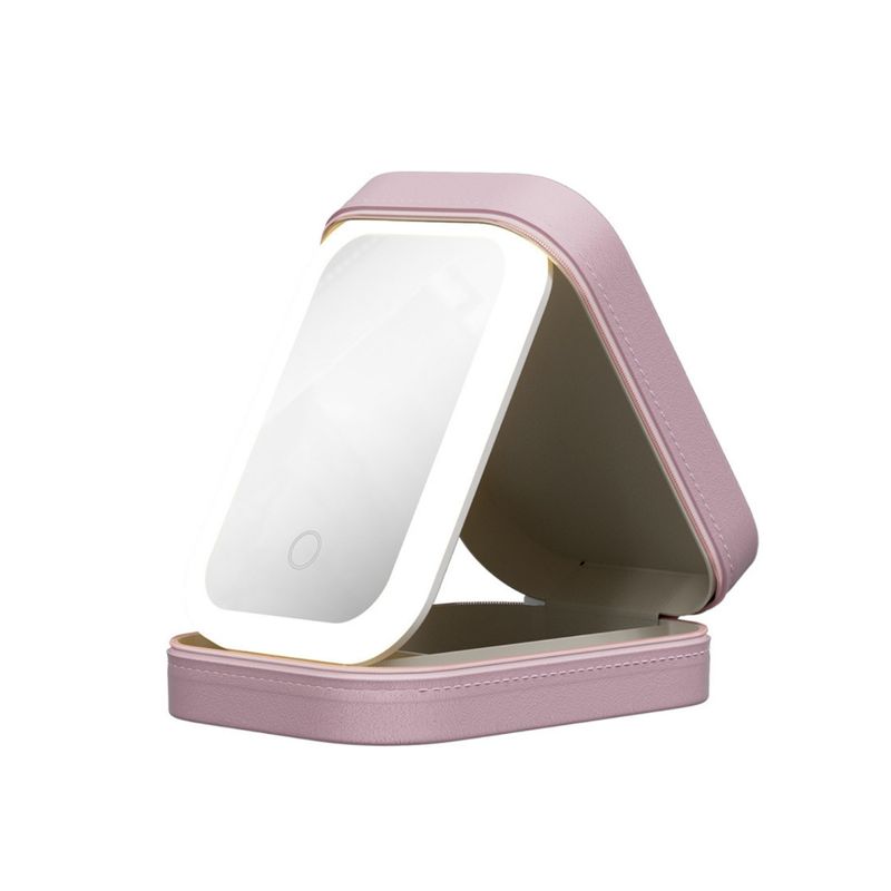 GENERICO - Mini Estuche De Maquillaje Con Luz Led Fácil Transportarusb