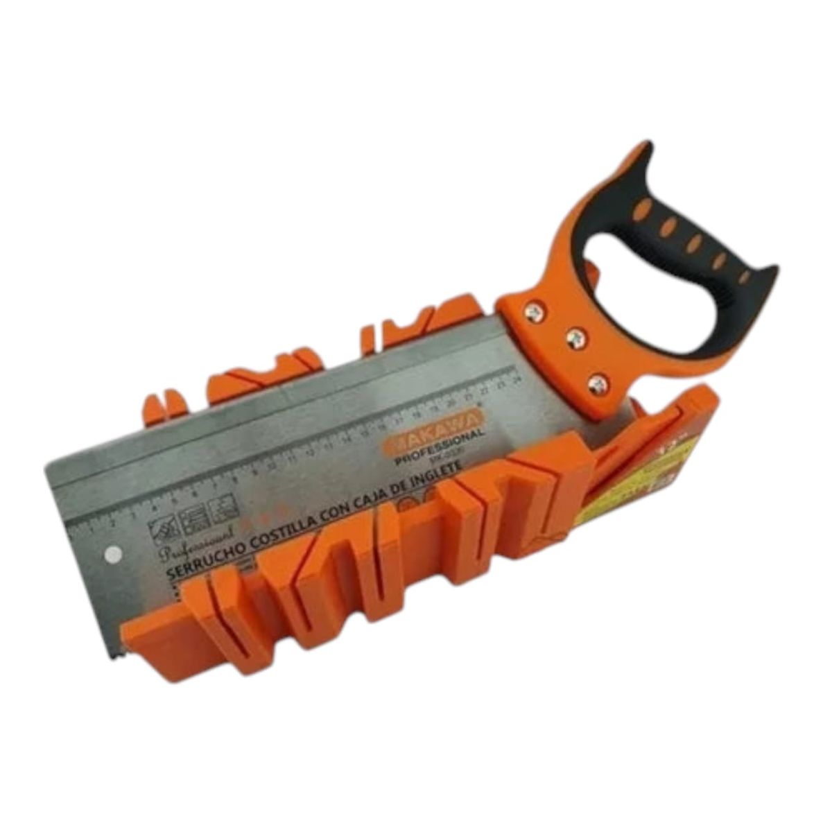 GENERICO - Caja Inglete Con Serrucho 300mm Ingleteadora 12 Pulgadas