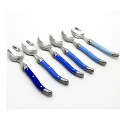LIBBEY - SET 6 CUCHARITAS MONTPELLIER AZUL