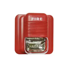 GENERICO - Baliza con Sirena de Incendio LED 12V-24VDC EFA126