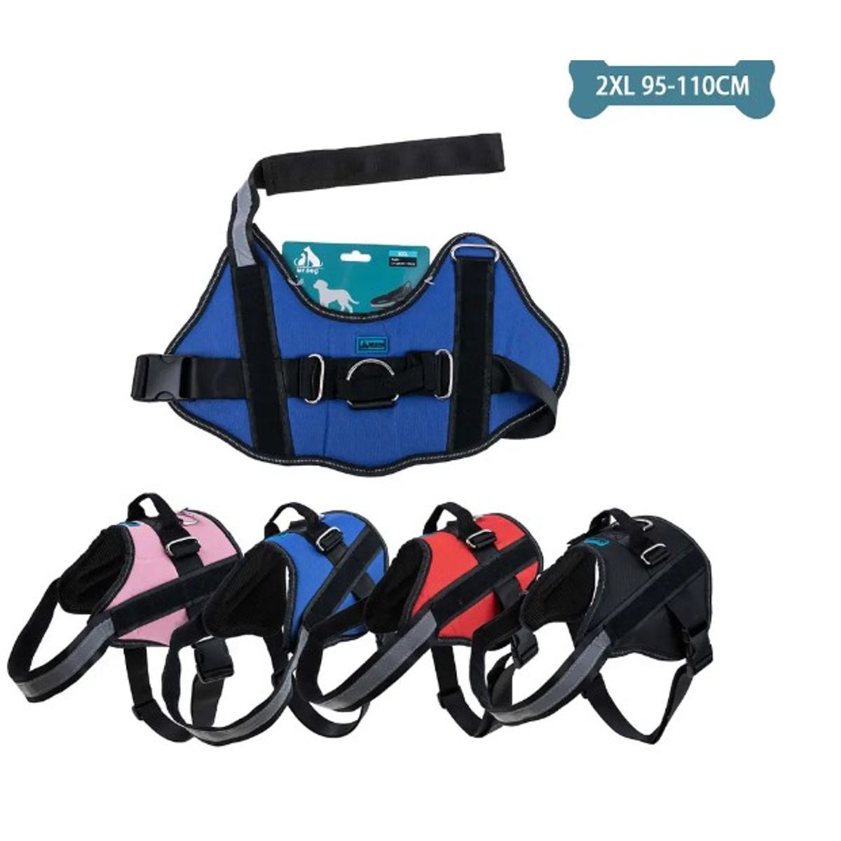 GENERICO - Arnés S11 Para Mascotas XXL 40-70kg 95-110Cm Color Aleatorio