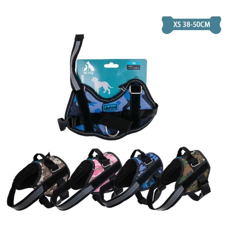 GENERICO - Arnés Camuflaje S11 XS 25-55Kg 38-50Cm Color Aleatorio